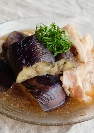 だしうま♪豚バラとなすのさっぱり煮-レシピのメイン写真
