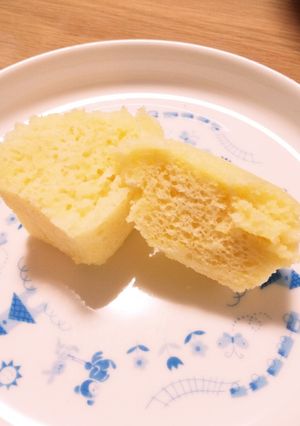 材料4つ!レンジで簡単蒸しパン-レシピのメイン写真