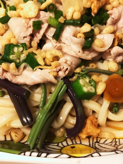 豚しゃぶ山菜おろし冷やしぶっかけうどん-レシピのメイン写真