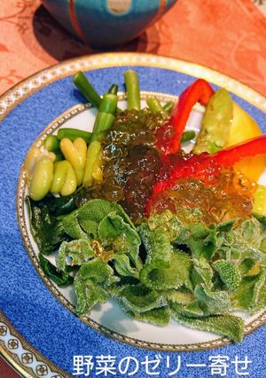 彩り野菜のゼリー寄せ-レシピのメイン写真