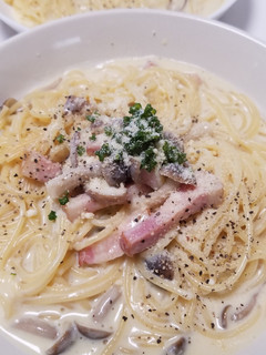 お二人さんの☆豆乳クリームパスタ!-レシピのメイン写真