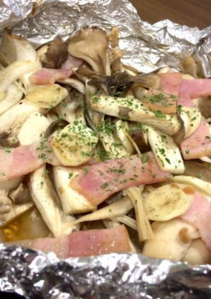 バター香る♪きのこバターホイル焼き-レシピのメイン写真