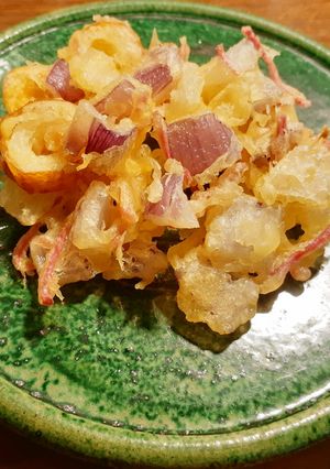 竹輪、玉葱、紅生姜のかき揚げ-レシピのメイン写真