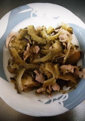 ゴーヤとなすのポン酢炒め-レシピのメイン写真