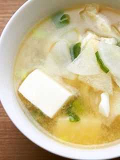豆腐と大根の味噌汁♪-レシピのメイン写真