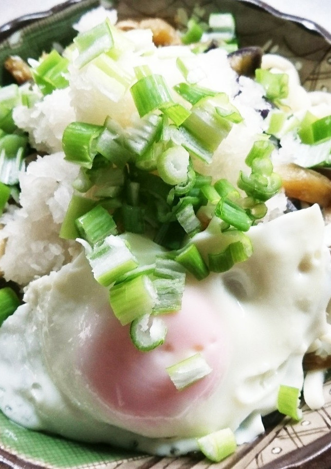 茄子と油揚げの冷やしぶっかけおろしうどん-レシピのメイン写真