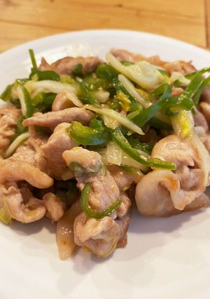 お肉柔らか☆ピーマンと豚肉の中華炒め-レシピのメイン写真