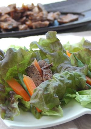 手巻き焼肉-レシピのメイン写真