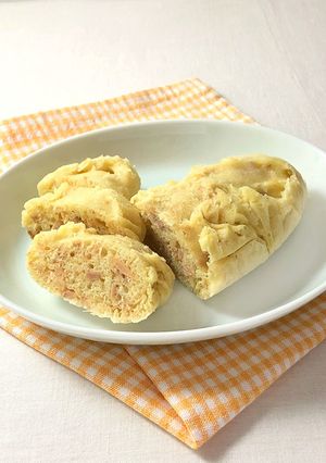 お湯ポチャレシピ®シーチキン蒸しパン-レシピのメイン写真