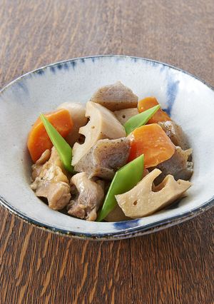 土鍋付き電子レンジで簡単！定番の筑前煮-レシピのメイン写真