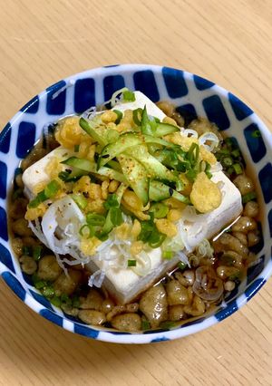 簡単あと一品に。絶品♡たぬき豆腐~冷奴~-レシピのメイン写真