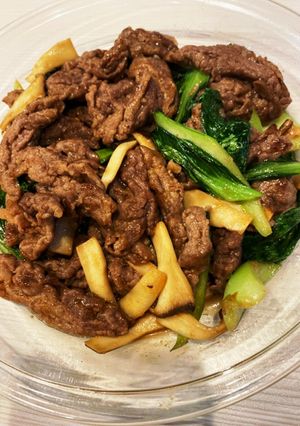 牛肉と青梗菜のオイスター炒め-レシピのメイン写真