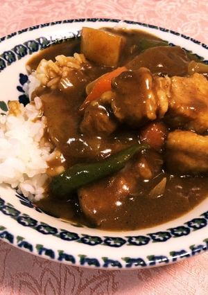 ゆる簡単にんにくカレー☆豚バラブロック-レシピのメイン写真