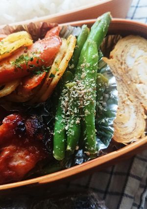 お弁当★韓国インゲンピリ辛ナムル★常備菜-レシピのメイン写真