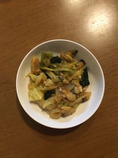 アサリとワカメの中華炒め-レシピのメイン写真