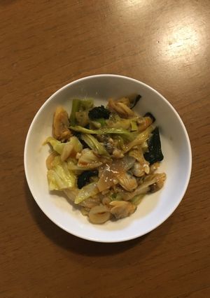 アサリとワカメの中華炒め-レシピのメイン写真