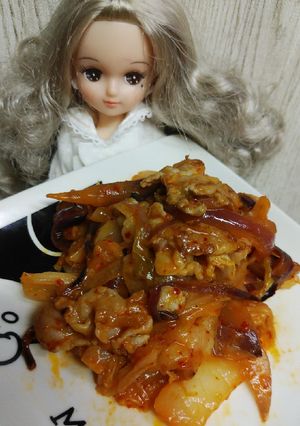 リカちゃん♡マイルド豚キムチ～団長考案～-レシピのメイン写真