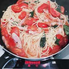 簡単！本格的ッ！JKが考えたトマトパスタ-レシピのメイン写真