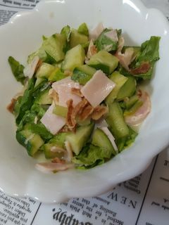 らっきょ酢サラダ-レシピのメイン写真