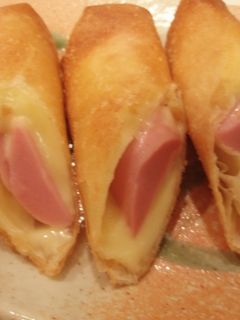 ✿お魚ソーセージ春巻き✿-レシピのメイン写真