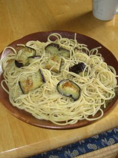 簡単!茄子のコンソメパスタ-レシピのメイン写真