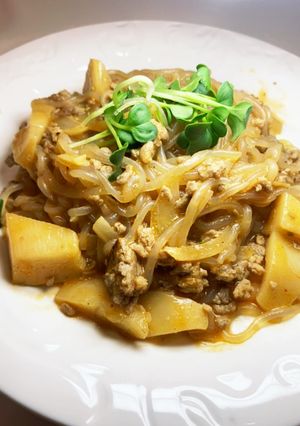 ピリ辛!ヘルシーな麻婆こんにゃく!-レシピのメイン写真