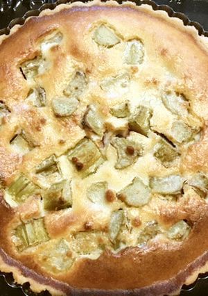 ルバーブ大量消費のタルト-レシピのメイン写真