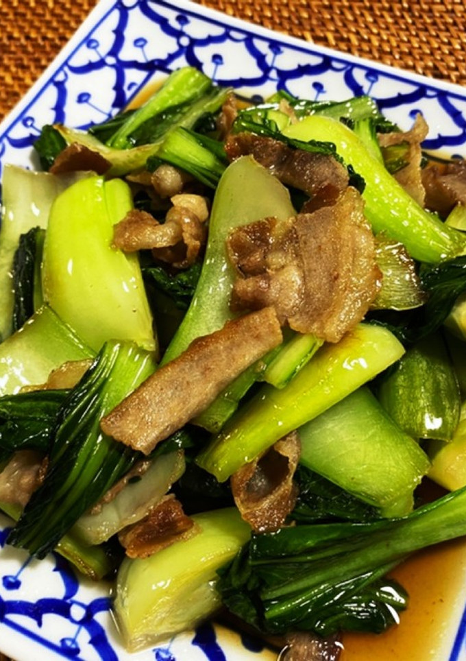 青梗菜と豚肉のナンプラー炒め-レシピのメイン写真