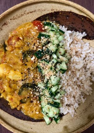 夏野菜たっぷり濃厚スパイスカレー-レシピのメイン写真