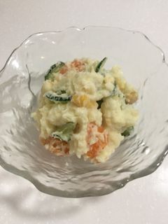 じゃがいも蒸して♪ポテトサラダ♪-レシピのメイン写真