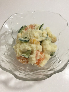 じゃがいも蒸して♪ポテトサラダ♪-レシピのメイン写真