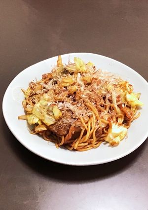 カツオ出汁香る☆関西風ソース焼きそば-レシピのメイン写真