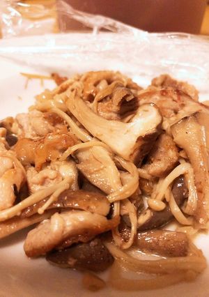 きのこと豚のバター醤油-レシピのメイン写真