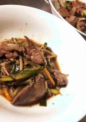 鉄分摂取◎ご飯が進むレバニラ炒め^ ^-レシピのメイン写真