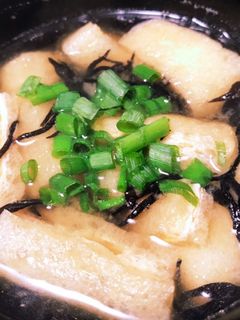 ひじきと油揚げの味噌汁♡-レシピのメイン写真