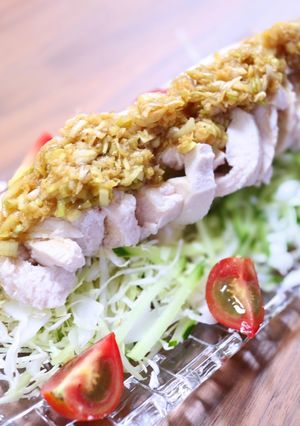 鶏ハムの中華風サラダ-レシピのメイン写真