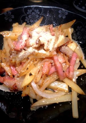 お箸で食べやすい時短ジャーマンポテト-レシピのメイン写真