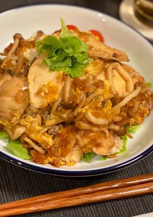 オートミールde親子丼-レシピのメイン写真