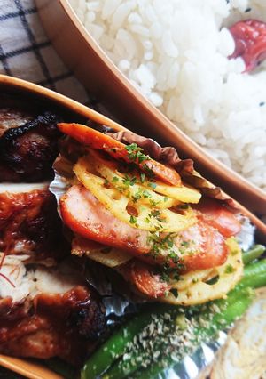 弁当★れんこんソーセージカレー焦がしマヨ-レシピのメイン写真