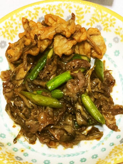 アスパラとお肉のオイスターソース炒め物-レシピのメイン写真