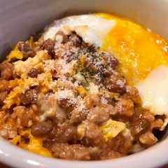 A picture of オートミールで簡単！納豆オムチャーハン.