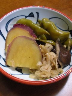 しし唐とさつま芋の炊いたん-レシピのメイン写真