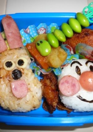 アンパンマン&チーズべんとう*キャラ弁*-レシピのメイン写真