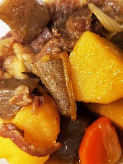 豚肉とじゃがいもとこんにゃくのほっこり煮-レシピのメイン写真