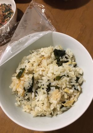 バター香る！しらす炊き込みご飯-レシピのメイン写真