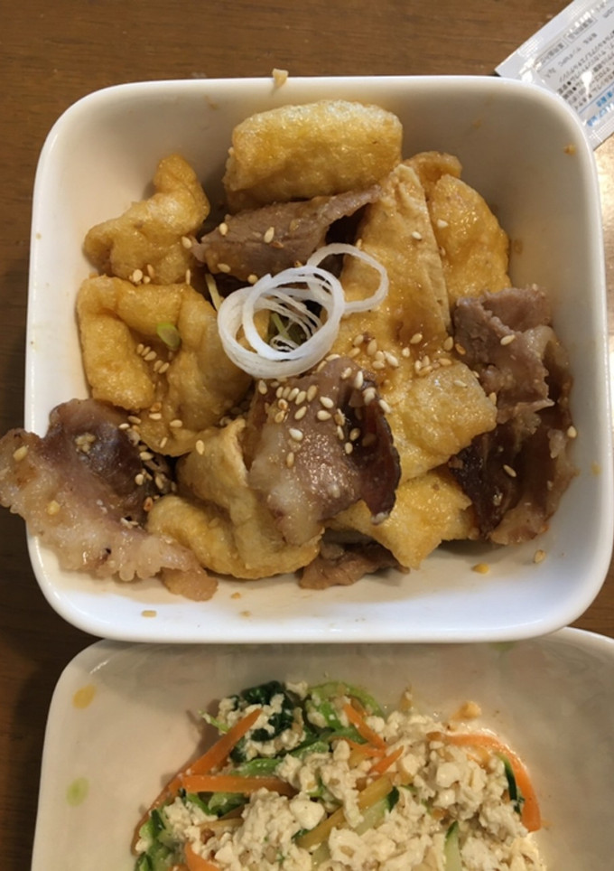 しみウマ！豚肉と油揚げの簡単炒め-レシピのメイン写真