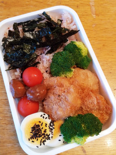 お弁当(7/14)一口とんかつ-レシピのメイン写真