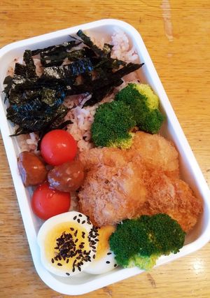 お弁当(7/14)一口とんかつ-レシピのメイン写真