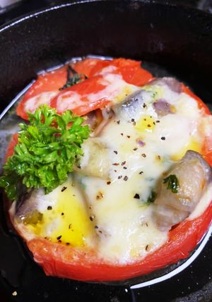 トマトカップで♡グラタン-レシピのメイン写真