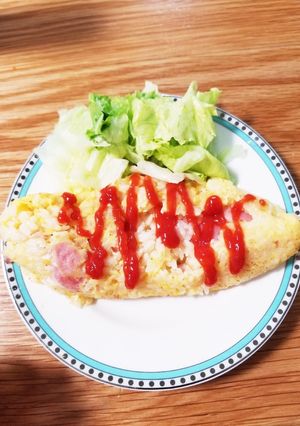 半熟オムライス風のズボラTKGY-レシピのメイン写真